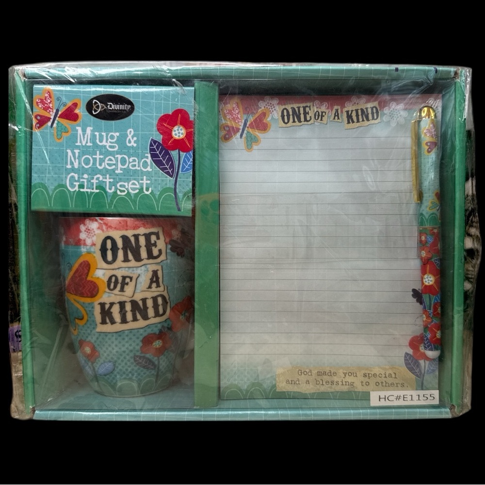 One of a Kind Mug & Notepad Gift Set By Divinity